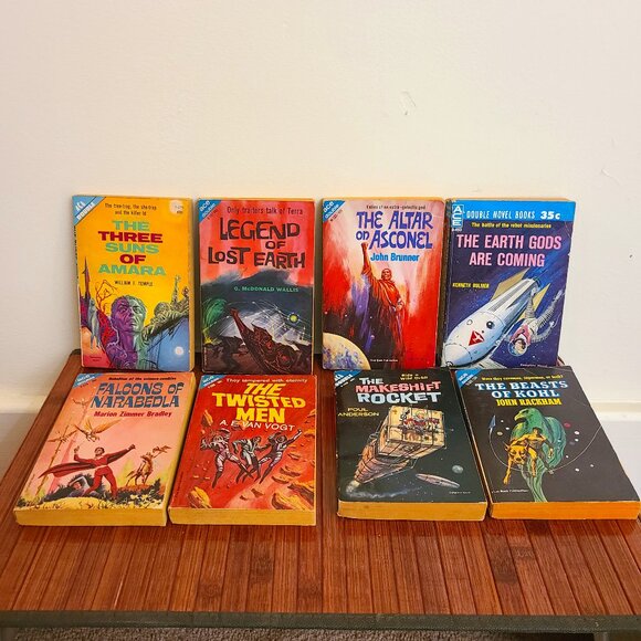 25 Vintage ACE Doublesided Sci Fi Paperbacks - Picture 5 of 14